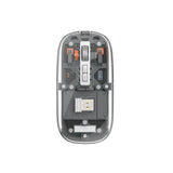 ماوس ويوو كريستال الشفاف المغناطيسي اللاسلكي, 2.4G + بلوتوث | WiWU Crystal Transparent Magnetic Wireless Mouse – Bluetooth + 2.4G