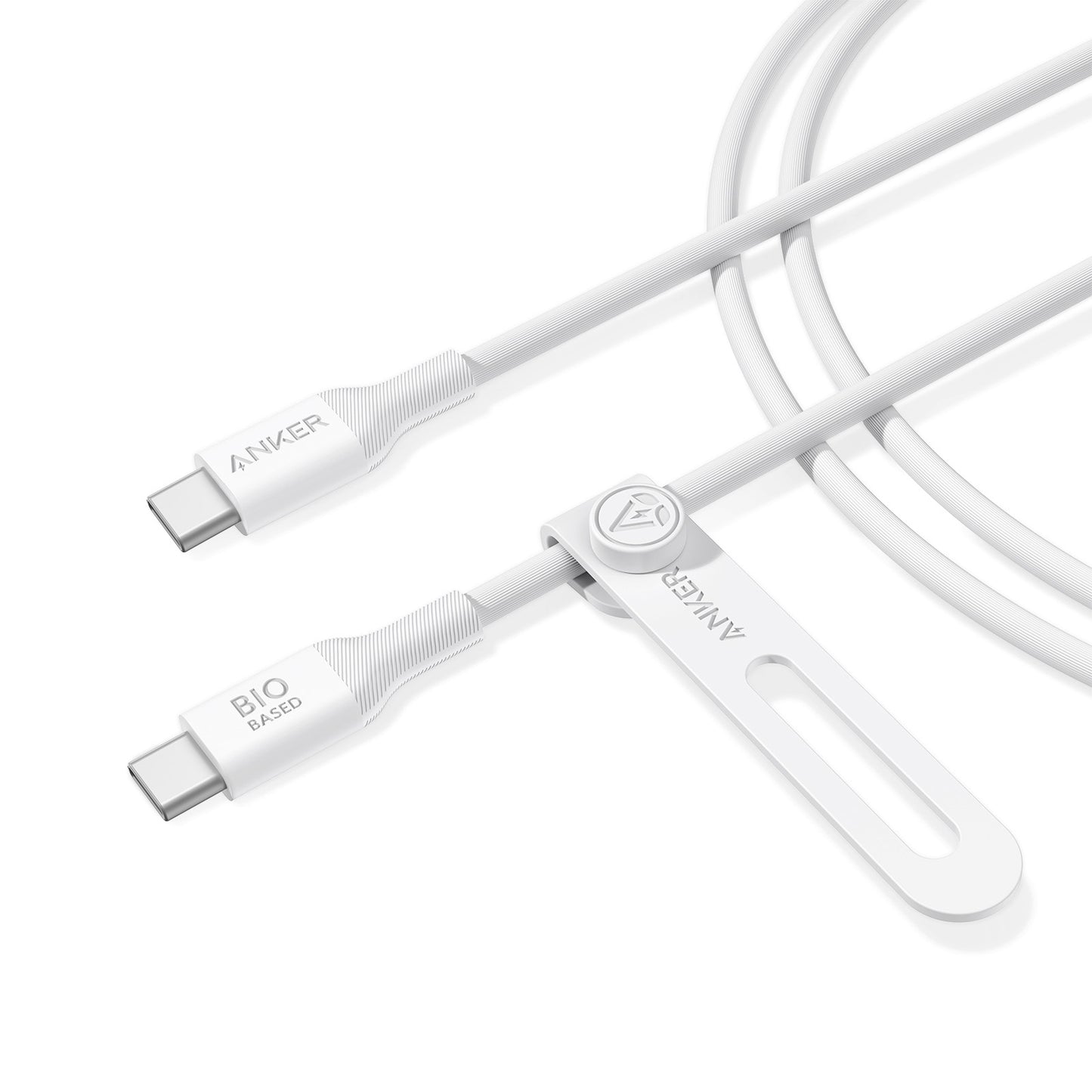 كيبل أنكر 544 تايب سي الى تايب سي بقدرة شحن 140 واط وطول 1.8 متر | Anker 544 USB-C to USB-C Cable 140W Bio-Based (1.8m/6ft)