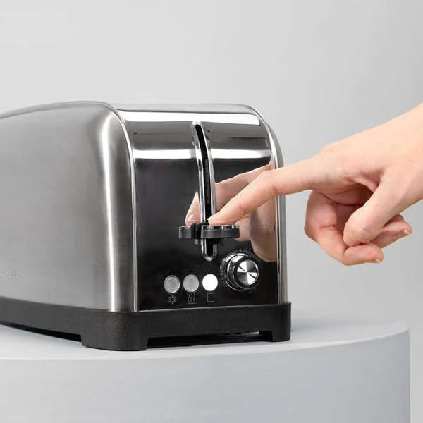محمصة خبز Cecotec Toastin’ Time 1500 Inox 4 شرائح ستانلس ستيل بقوة 1500 واط | Cecotec Toastin’ Time 1500 Inox 4-Slice Toaster 1500W Stainless Steel