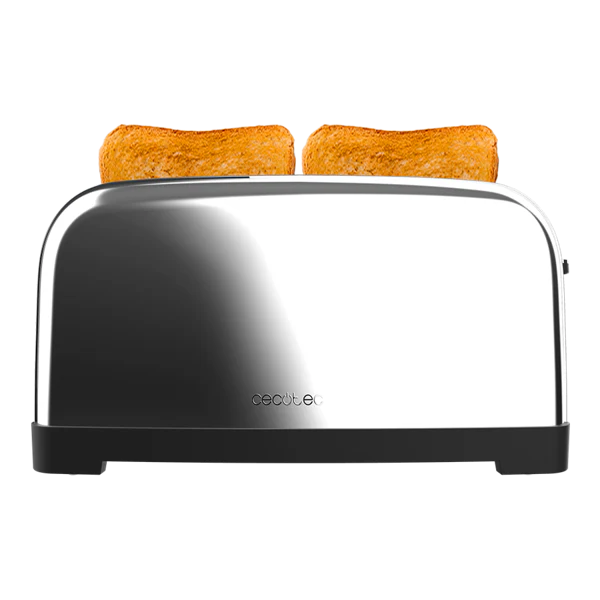 محمصة خبز Cecotec Toastin’ Time 1500 Inox 4 شرائح ستانلس ستيل بقوة 1500 واط | Cecotec Toastin’ Time 1500 Inox 4-Slice Toaster 1500W Stainless Steel