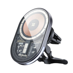 حامل وشاحن مكدودو اللاسلكي المغناطيسي للسيارة بقدرة شحن 15 واط | Mcdodo 15W Magnetic Wireless Charger Car Mount