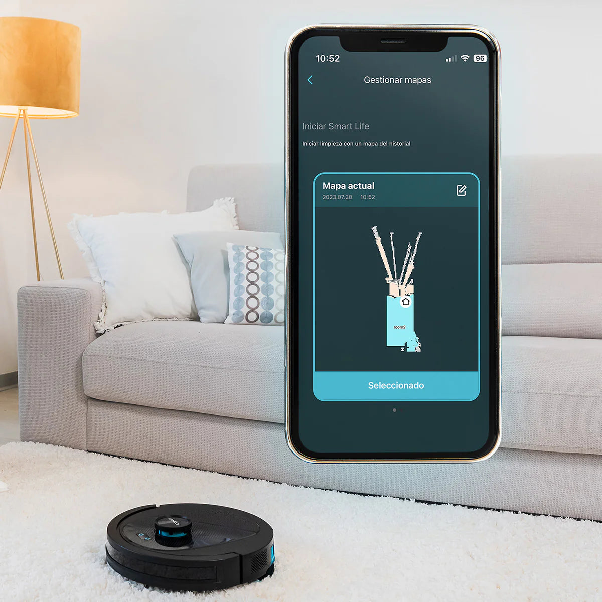 روبوت تنظيف Cecotec Conga 8490 Ultimate Ultra Power الذكي بقدرة شفط 7000 باسكال وتقنية الليزر | Cecotec Conga 8490 Ultimate Ultra Power Smart Robot Vacuum Cleaner