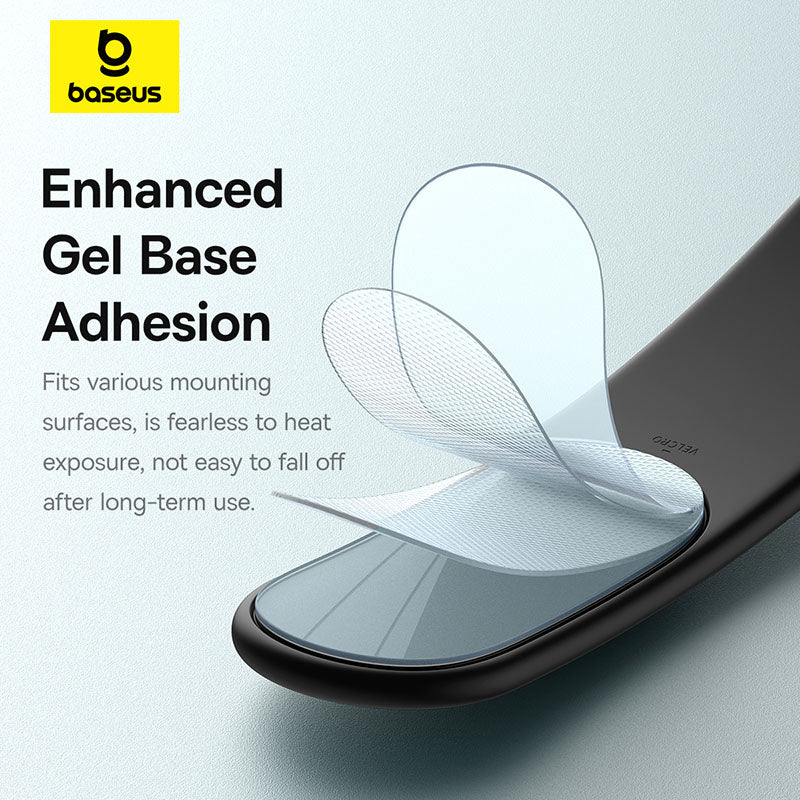 Baseus PrimeTrip C02 Air Magnetic Car Mount Stick-on Type Cluster Black | حامل هاتف سيارة بيسوس برايم تريب C02 مغناطيسي لاصق - أسود