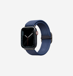 UNIQ Aspen braided stretchable Apple Watch band Navy