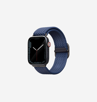 UNIQ Aspen braided stretchable Apple Watch band Navy