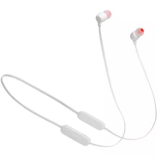 Guhguhkên Di Guh De yên Bêtêl JBL Tune 125BT: Dengê Basê Zelal, Bluetooth 5.0, Dengê Bênavber, Jîyana Bateriyê ya 16 Saetan, Kabloya Magnetîk, Kontrola Ji dûr ve ya 3-Bişkokî bi Mîkrofonê