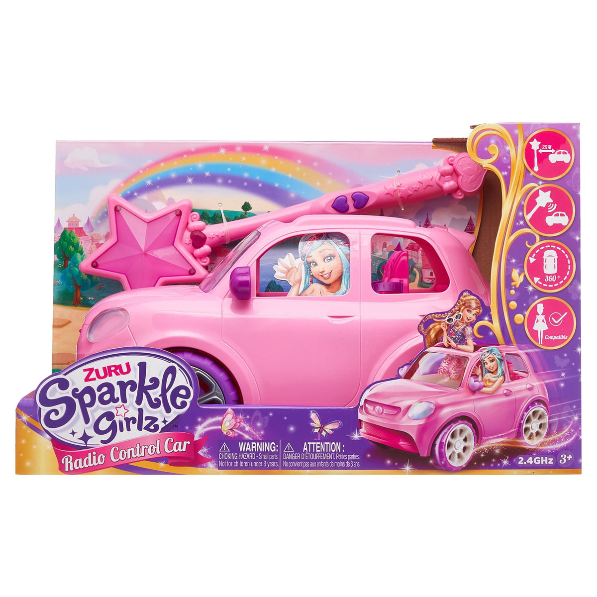 زورو سباركل غيرلز سيارة تحكم عن بعد | ZURU Sparkle Girlz Remote Control Car 100299
