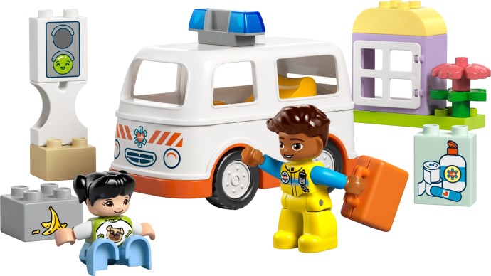 LEGO DUPLO Ambulance & Driver 10447 - set image