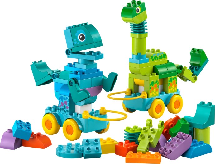LEGO DUPLO 3 in 1 Dinosaurs on Wheels 10451 - set image
