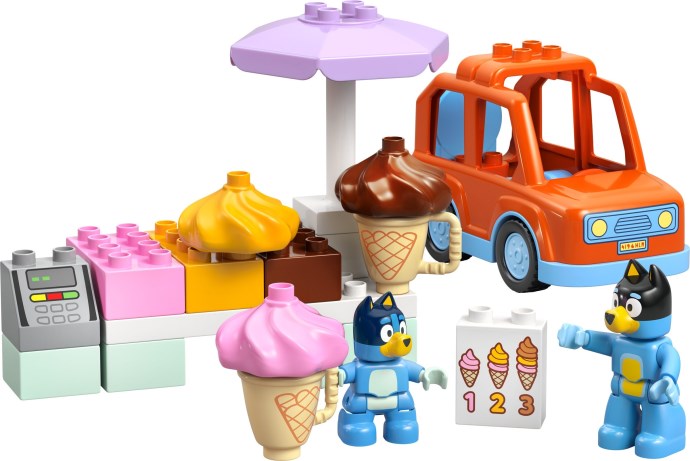 LEGO DUPLO Ice Cream Trip with Bluey 10458 - set image