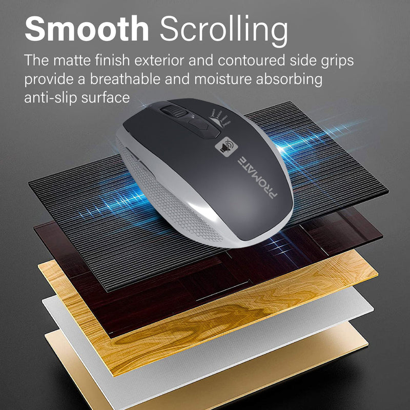Promate Breeze Silver mouse USB receiver detail