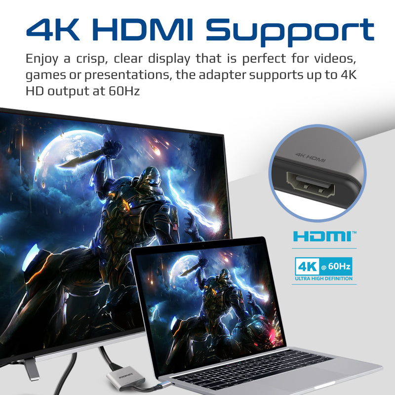 Promate MediaLink-H2 dual HDMI adapter - angle view