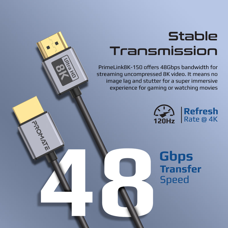 Promate PrimeLink8K-150 HDMI connector detail