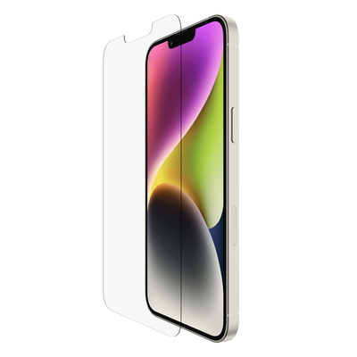 Belkin for iPhone 12 Screen Protector UltraGlass Anti-Microbial clear - شاشة حماية الترا جلاس مضادة للميكروبات لموبايل ايفون 12 شفافة من بيلكن