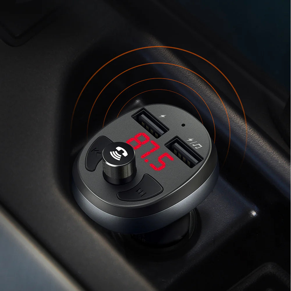 Şarjêra Otomobîlê ya Mcdodo Bluetooth 5.1 FM Dual USB