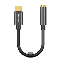 Baseus Type-C to 3.5mm Audio Adapter L54 Black | محول بيسوس من Type-C إلى 3.5mm أسود