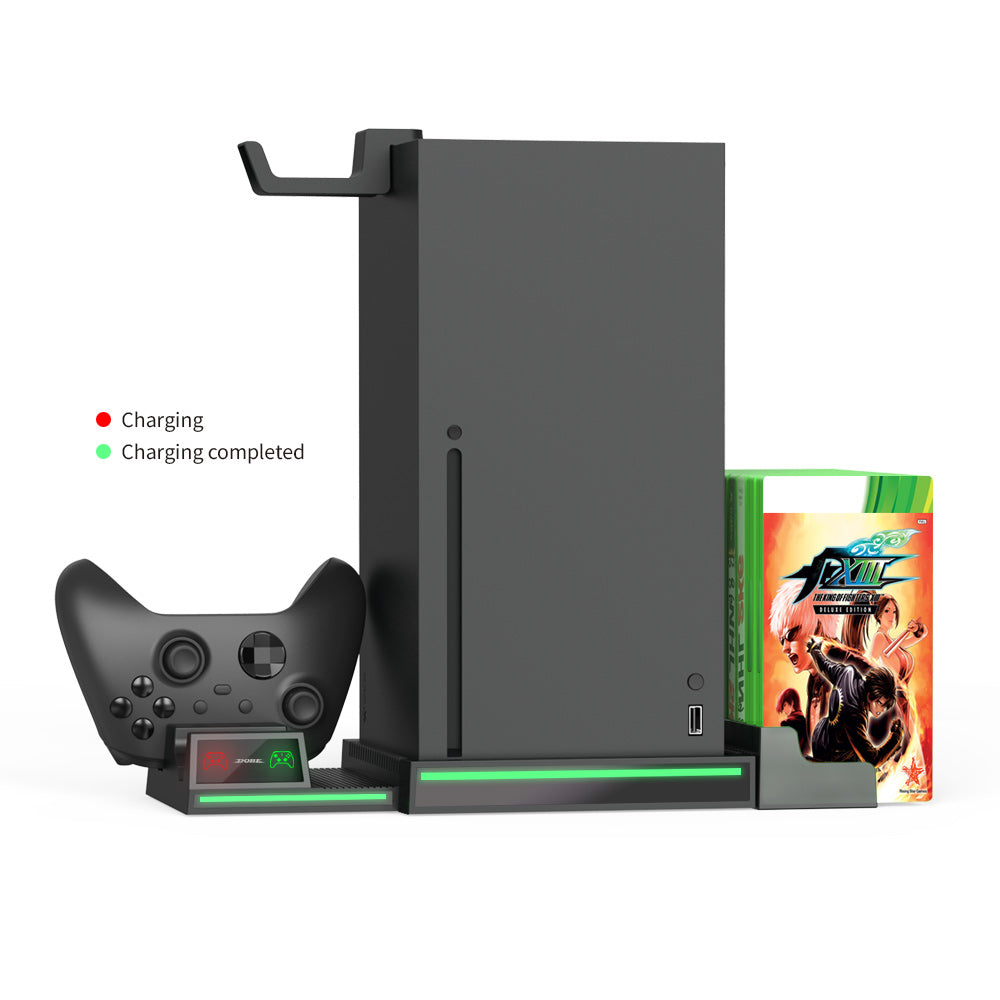 Dobe - Multifunctional Charging Dock - For Xbox Series X - Black | قاعدة شحن متعددة الوظائف - دوبي - لجهاز اكس بوكس سيريس اكس - أسود