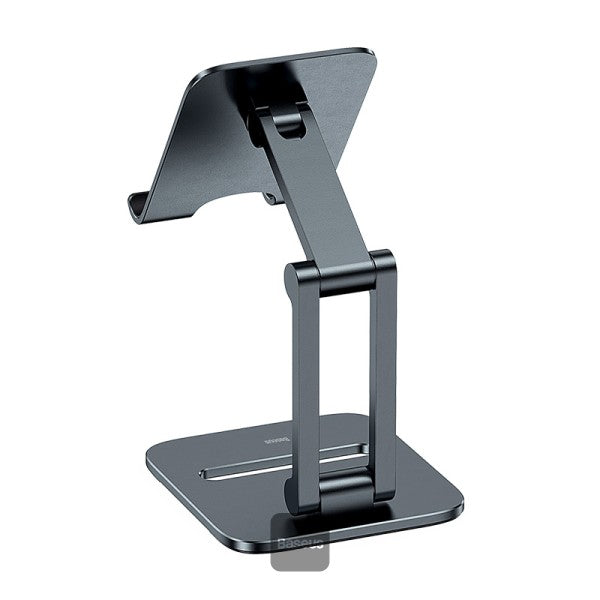 Baseus Foldable Metal Stand (Phone) Grey - حامل بيسوس معدني قابل للطي (للهاتف) رمادي