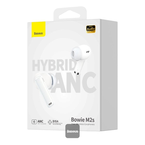 Baseus Bowie M2s Pro TWS Earphones Black - سماعات بيسوس بوي M2s برو لاسلكية سوداء