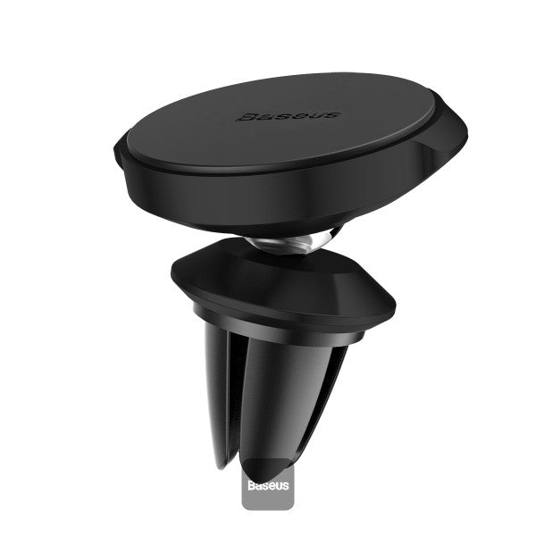 Baseus Small Ears Magnetic Bracket (Air Outlet) Black | حامل بيسوس مغناطيسي للسيارة أسود