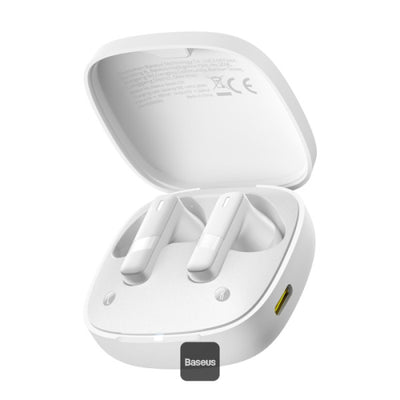 سماعات بيسوس بوي E20 لاسلكية TWS بيضاء | Baseus Bowie E20 TWS Earphones White