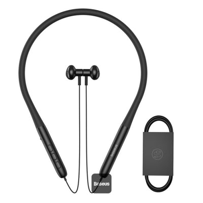 سماعات باسيوس بوي P1 نيك باند أسود - Baseus Bowie P1 Neckband Earphones Black