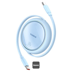 كابل بيسوس قابل للسحب Baseus Free2Pull Retractable Cable C→iP 20W 1m Blue
