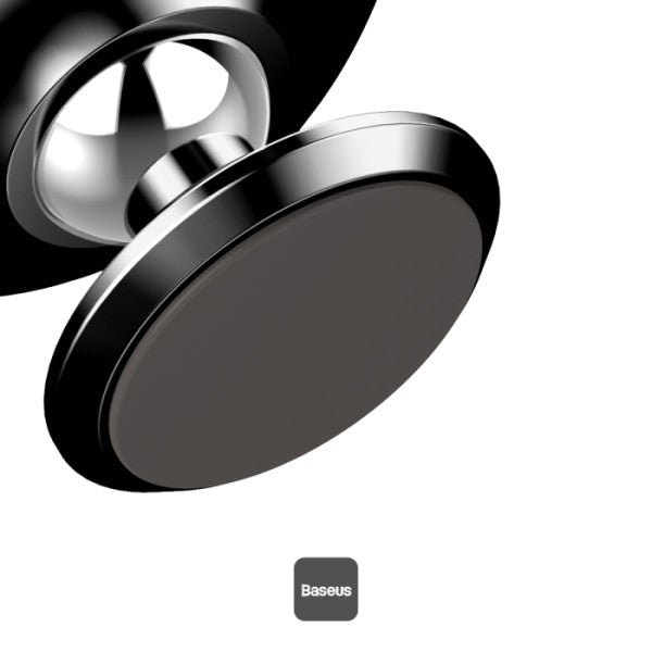 Baseus Small Ears Magnetic Bracket (Vertical) Black | حامل بيسوس سمول إيرز مغناطيسي عمودي للسيارة أسود