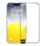 واقي شاشة بيسوس سافاير 9H زجاج مقسى لآيفون 15 برو ماكس - Baseus Sapphire Tempered Glass Screen Protector