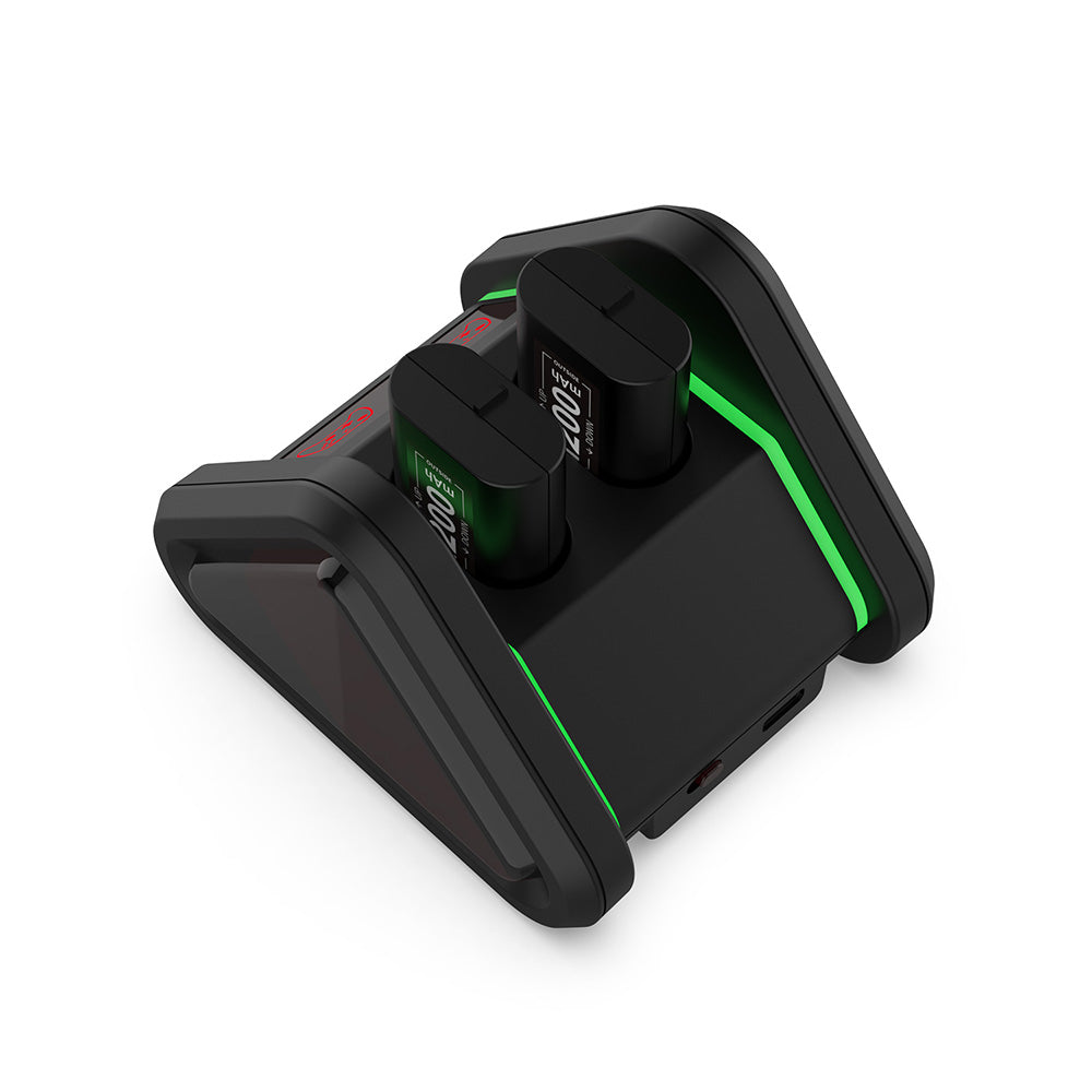 بطاريات قابلة للشحن مع محطة شحن - Dobe - Rechargeable Battery Packs and charger Station - For Xbox Controller - Black