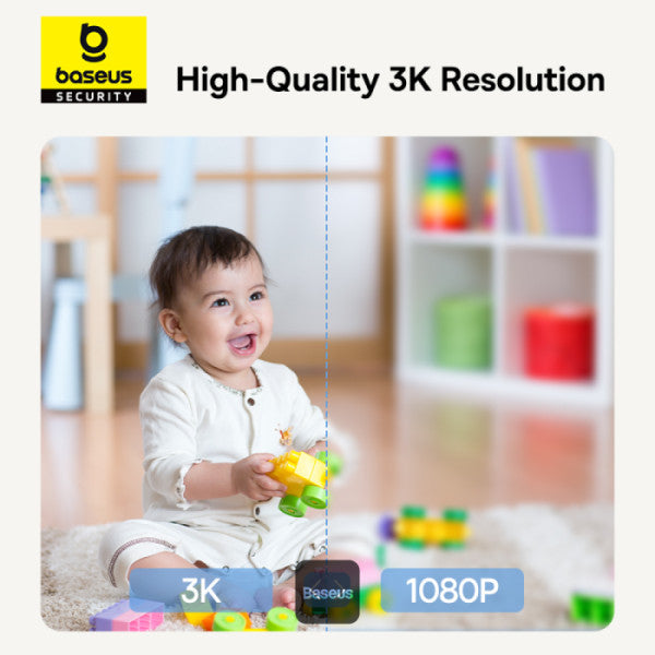 كاميرا مراقبة داخلية Baseus Security P1 Indoor Camera 3K White UK