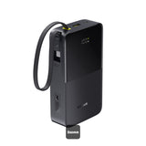 Baseus EnerFill FC51 Bipow2 Pro Power Bank 20000mAh 22.5W Black Built-in Cable - باور بانك بيسوس انرفيل FC51 بايباو 2 برو 20000 مللي أمبير 22.5 واط أسود بكيبل مدمج