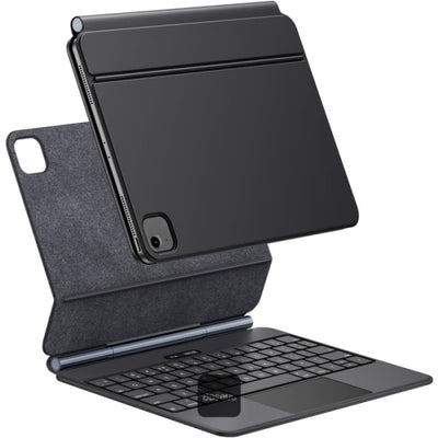 Baseus Brilliance Series 2 Keyboard Case for iPad Pro 11" & iPad Air 10.9" - Magnetic, Touchpad, Smart Sleep - Black - كيبورد كفر بيسيوس بريليانس سيريز 2 لآيباد برو 11 بوصة وآيباد اير 10.9 بوصة - مغناطيسي مع تاتش باد - أسود