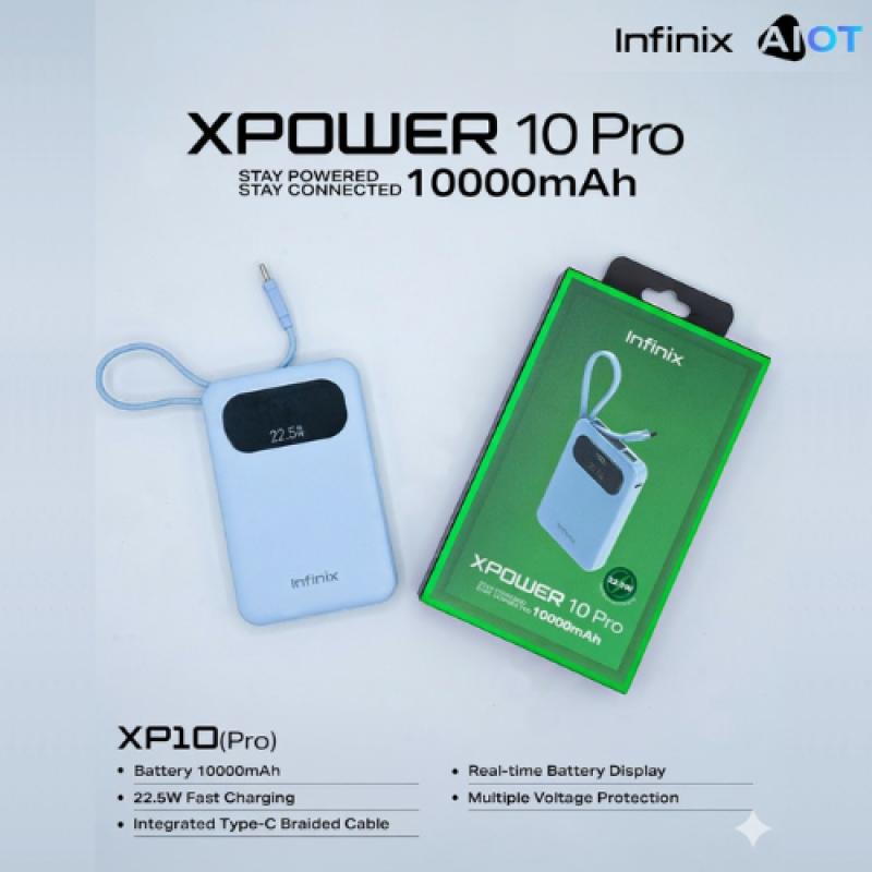 INFINIX XP10 Pro Blue - انفينكس اكس باور 10 برو ازرق