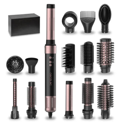 مصفف الشعر Cecotec CeramicCare AirGlam 14 في 1 بتقنية Coanda وقوة 1400 واط | Cecotec CeramicCare AirGlam 14-in-1 Hair Styler 1400W Coanda Technology 110000 RPM