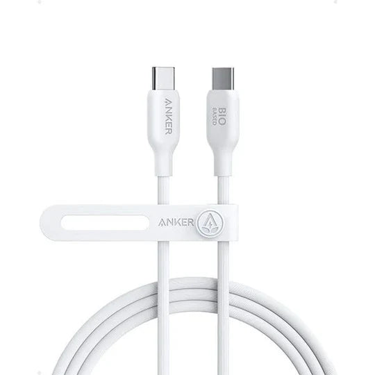 كيبل أنكر 544 تايب سي الى تايب سي بقدرة شحن 140 واط وطول 1.8 متر | Anker 544 USB-C to USB-C Cable 140W Bio-Based (1.8m/6ft)