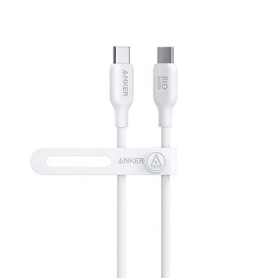 كيبل انكر يو اس بي سي الى يو اس بي سي بقدرة 140 واط وطول 90 سم | Anker 544 USB-C to USB-C Cable 140W (Bio-Based) (0.9m/3ft)