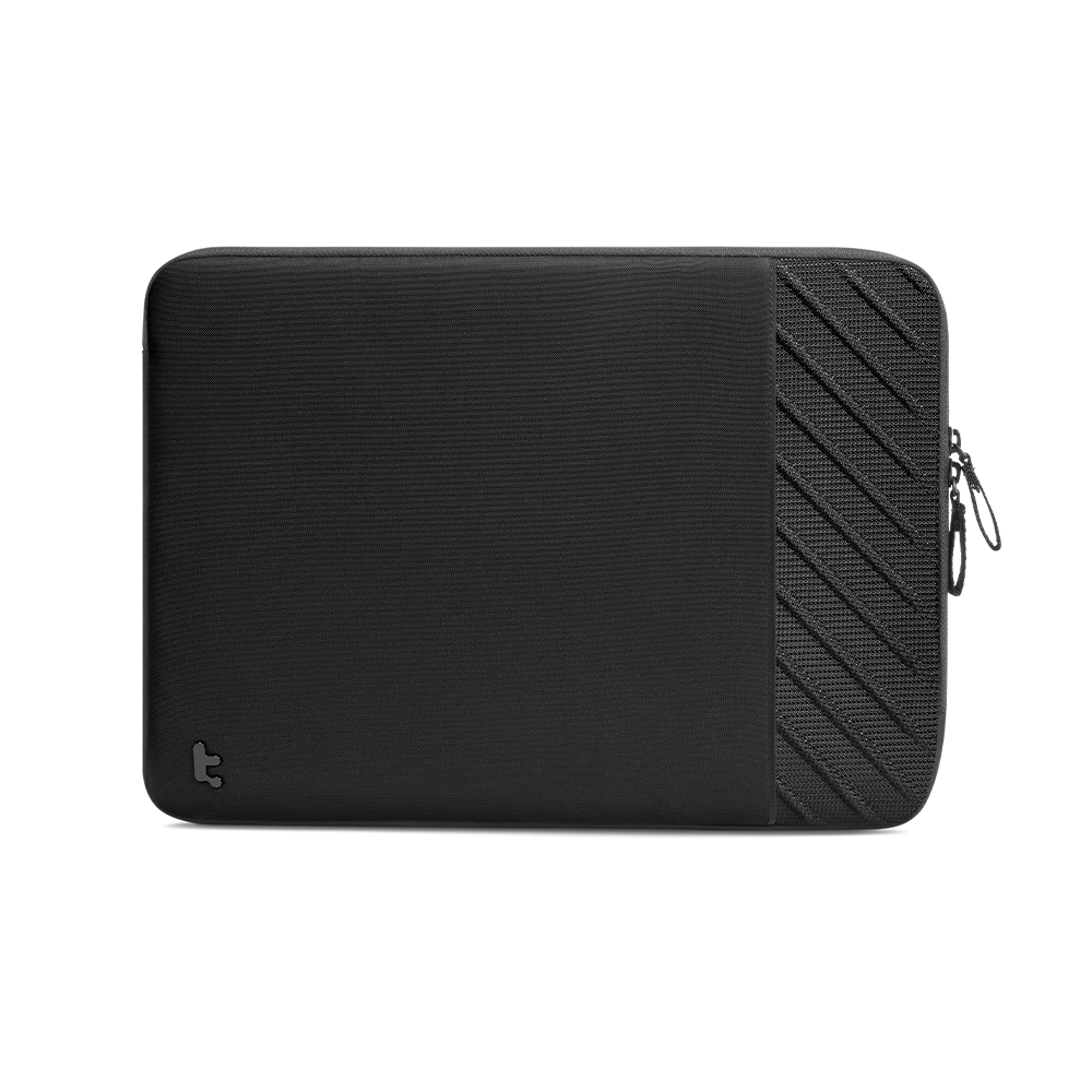tomtoc Voyage-A10 laptop sleeve black front view