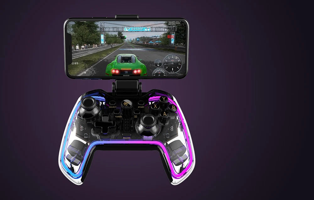 يد تحكم هافيت G158BT Pro اللاسلكية للهاتف - ابيض شفاف | Havit G158BT Pro Mobile Wireless Controller - Transparent White