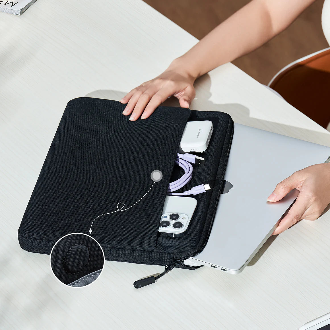 Innostyle OmniProtect Slim Sleeve 14 inch S112 | حقيبة لابتوب انوستايل اومني بروتكت سليم 14 انش