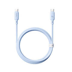 كابل Baseus Silky C-C 100W | Baseus Silky Cable C→C 100W 1m Blue