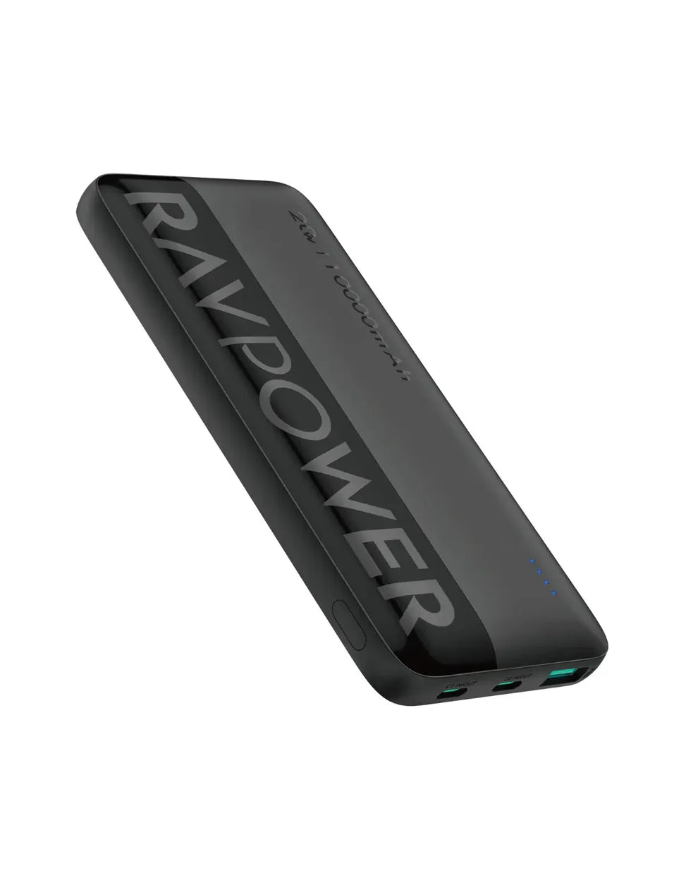 Bankeya Hêzê ya RAVPOWER PB1228 10,000mAh bi Şarjkirina 22.5W û 3 Portan - Reş | Bankeya Hêzê ya RAVPOWER PB1228 10,000mAh – Şarjkirina Bilez a 22.5W SCP & 20W PD – Reş
