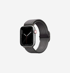 UNIQ Aspen braided stretchable Apple Watch band Grey