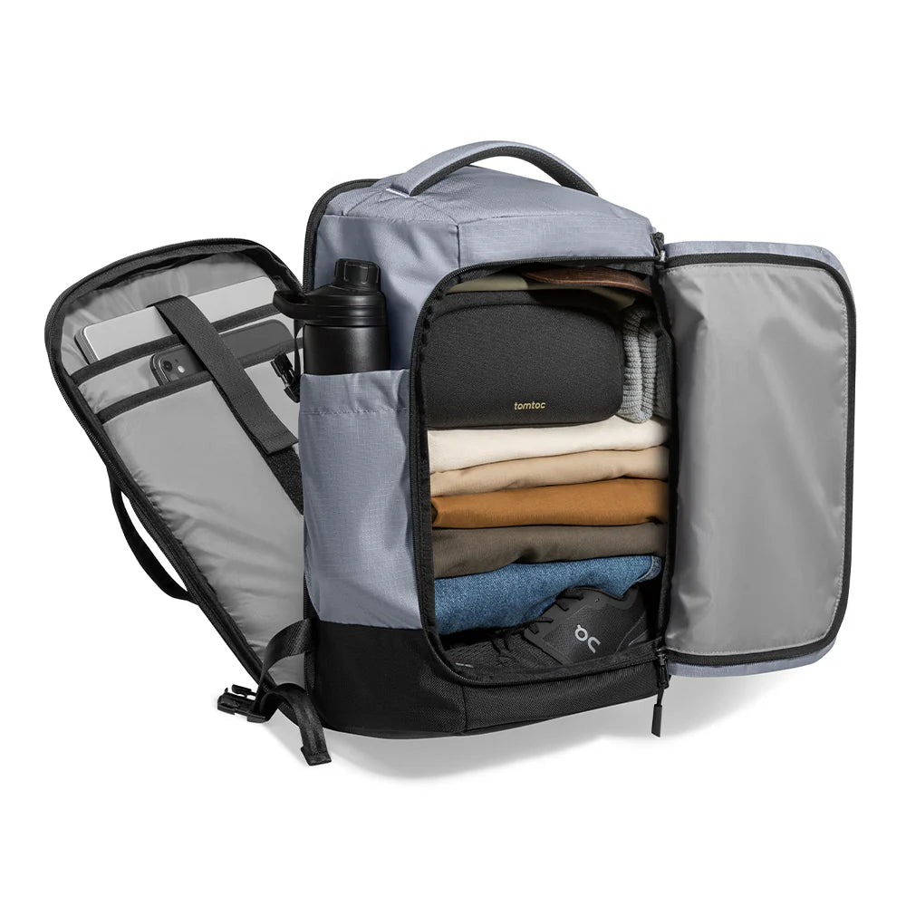 حقيبة الظهر توم توك نافيغيتور T66 للابتوب بحجم 17 انش وبسعة 40 لتر | Tomtoc Navigator-T66 Travel Laptop Backpack 17 Inch / 40L