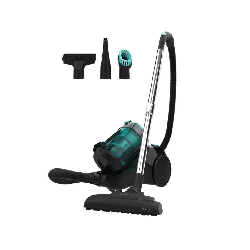 مكنسة كهربائية سيكوتيك أسطوانية بدون كيس بقوة 800 واط لتنظيف عميق | Cecotec 800W Bagless Cylinder Vacuum Cleaner