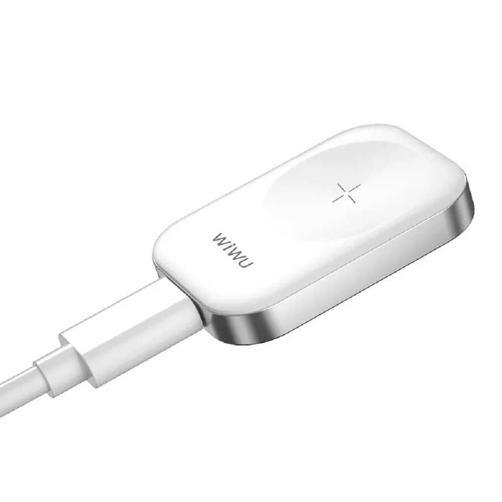 شاحن ويوو M16 لاسلكي محمول لساعة ابل - ابيض | WiWU M16 Apple Watch Wireless Charger - White