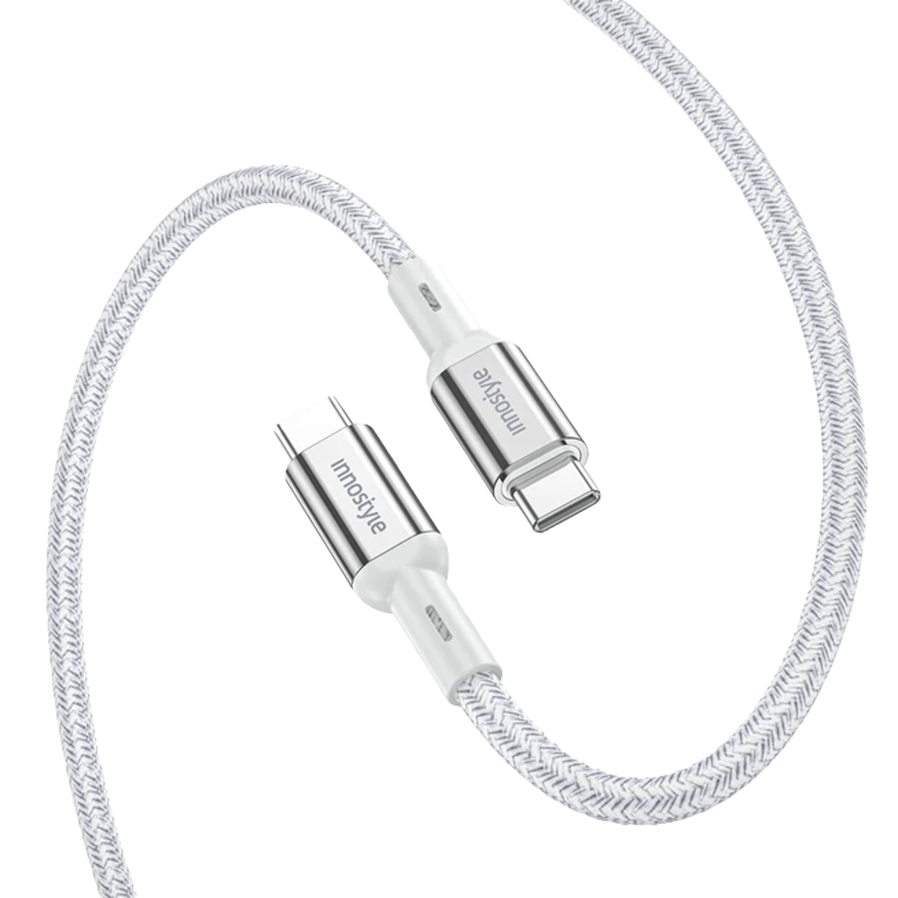 Innostyle PowerFlex Ultra - كيبل تايب سي 2 متر 100 واط | USB-C to USB-C Cable 2M 100W
