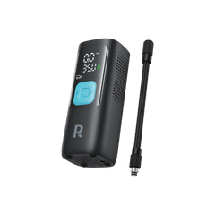 منفاخ هواء ذكي راف باور 3 في 1 مع باور بانك وكشاف LED - اسود | RAVPOWER PB1233 3-in-1 Smart Air Compressor with Power Bank & LED Flashlight – Black