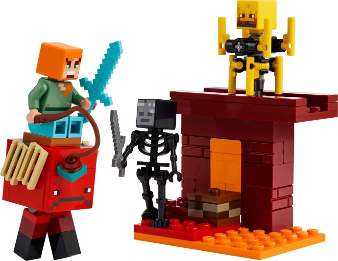 LEGO Minecraft The Nether Lava Battle 21266 - set image