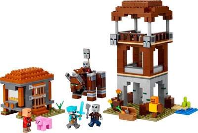 LEGO Minecraft The Pillager Outpost and Ravager 21278 - set image